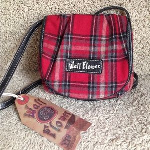 WallFlower red plaid purse